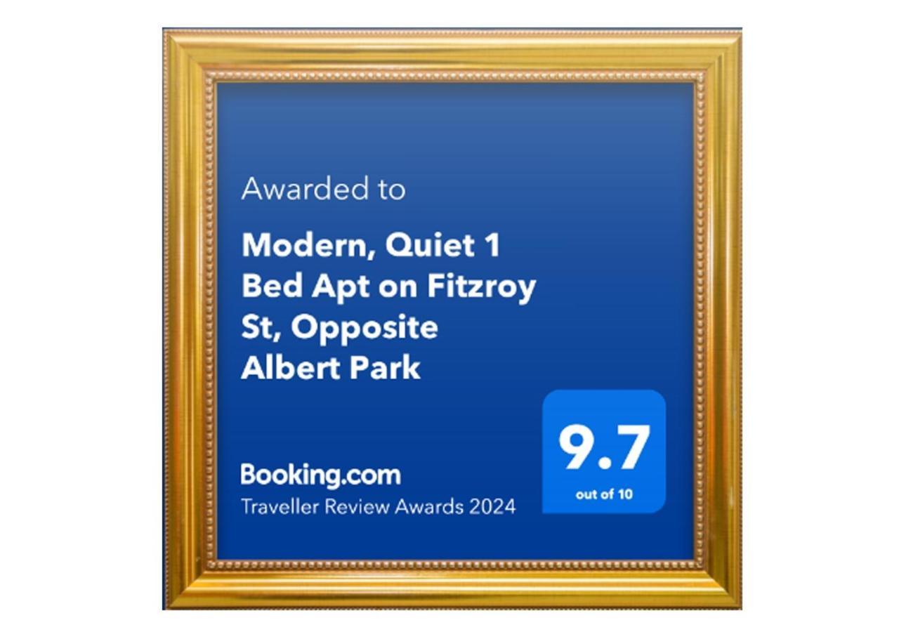Modern Quiet 1 & 2 Bed Apt Opposite Albert Park 墨尔本 外观 照片